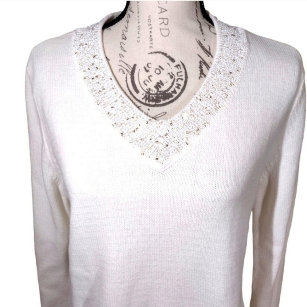 Basic Editions V Neck Sweater
